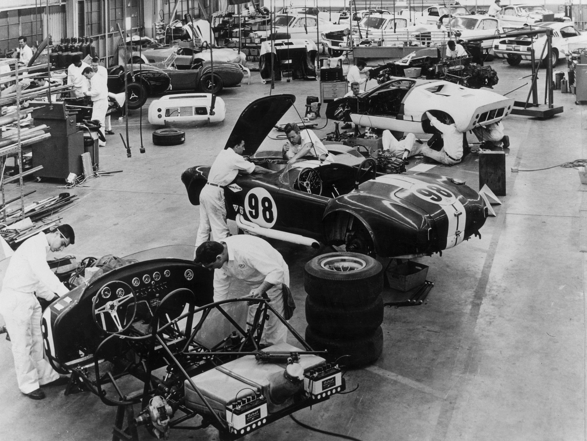 Shelby design works on a 1965 Ford Mustang