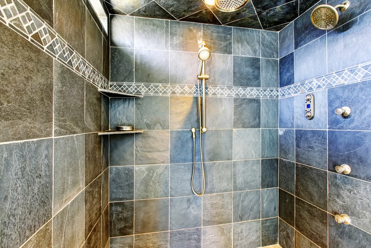 Oversized steam shower