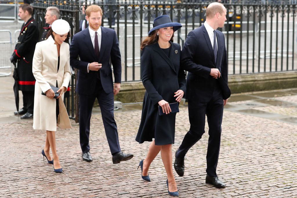 Meghan Markle, Prince Harry, Kate Middleton, and Prince William