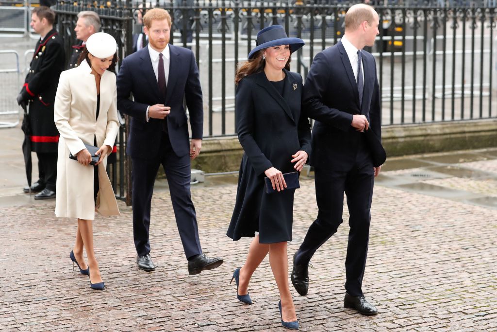 Meghan Markle, Prince Harry, Kate Middleton, and Prince William