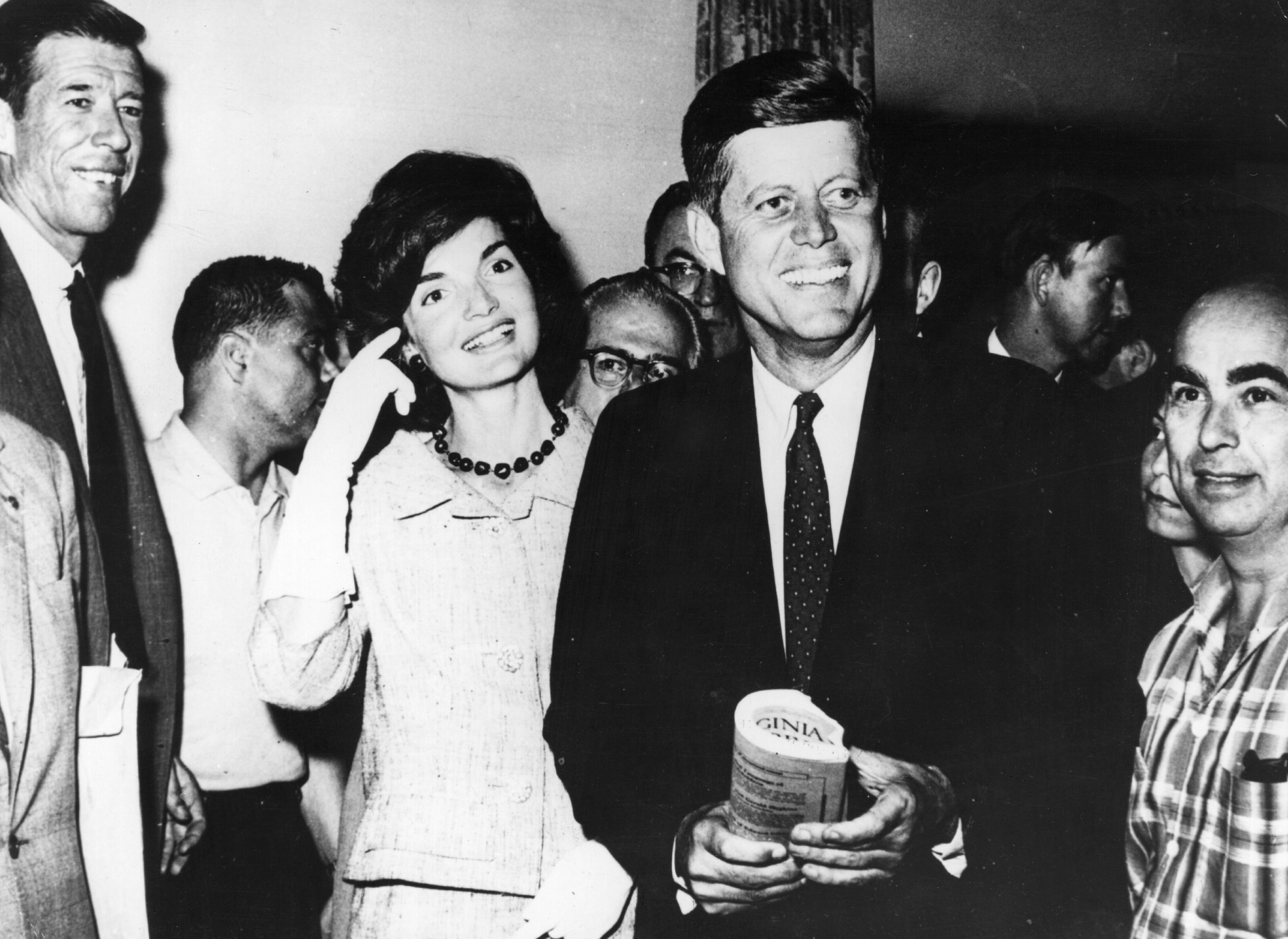 Senator John F Kennedy and Jacqueline 