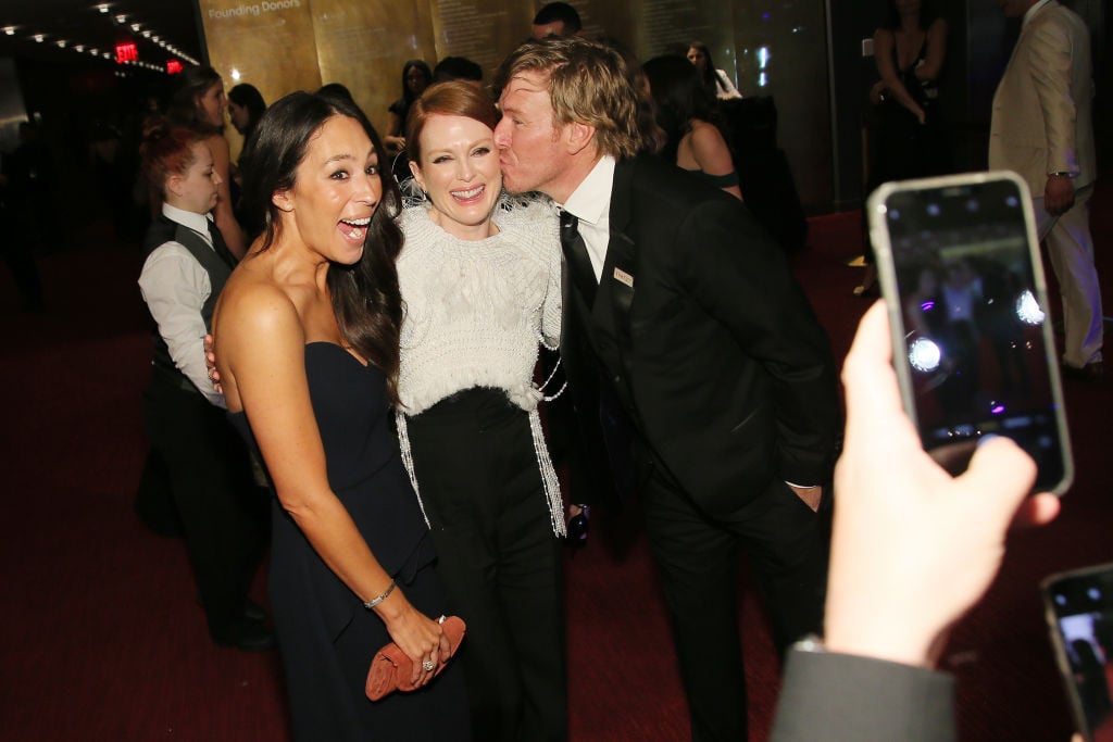 Joanna Gaines, Julianne Moore, and Chip Gaines