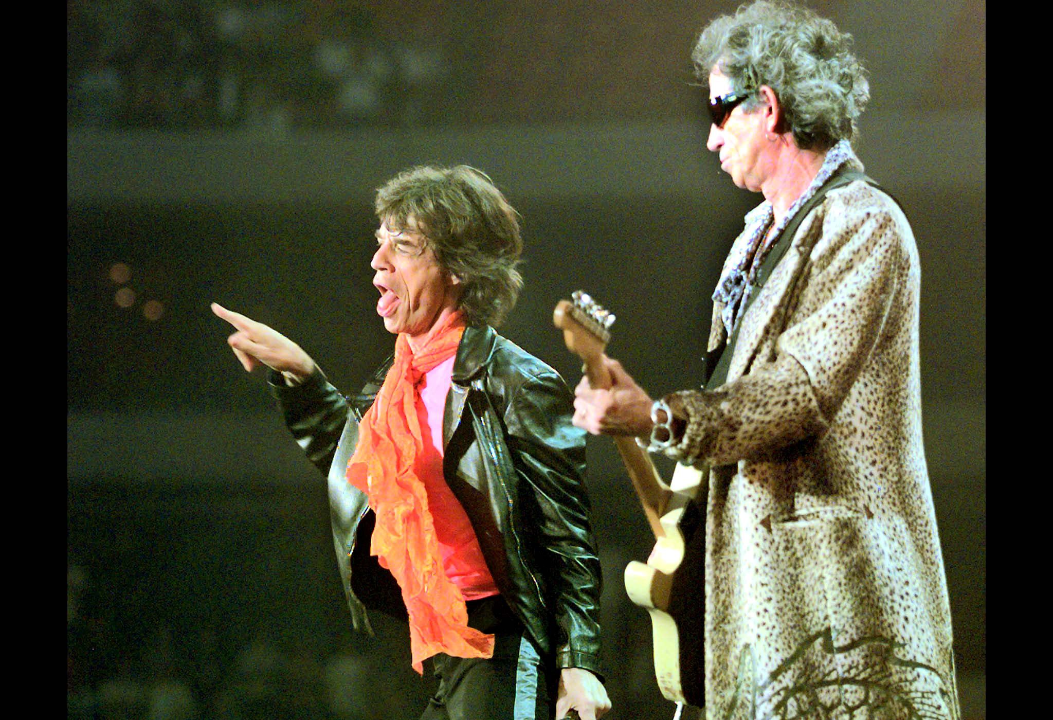 Mick Jagger 1990 Keith Richards Rolling Stones