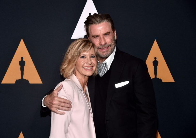 Olivia Newton-John and John Travolta