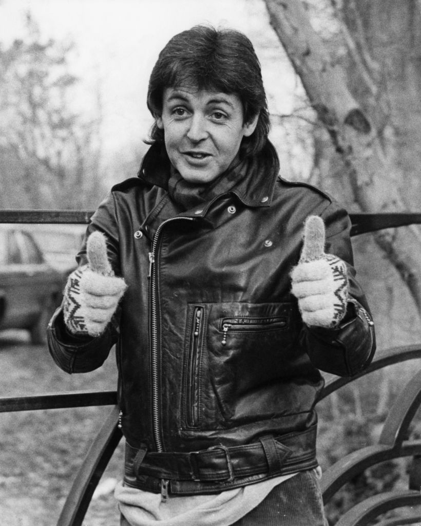 Paul McCartney thumbs up
