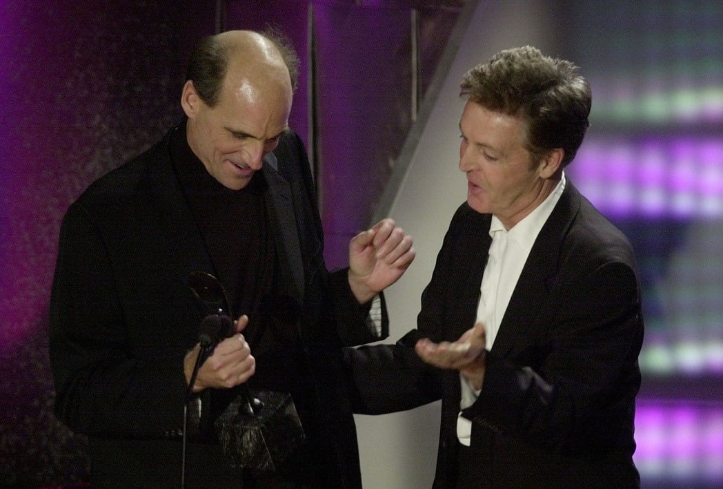 Paul McCartney James Taylor Rock and Roll Hall of Fame 2000
