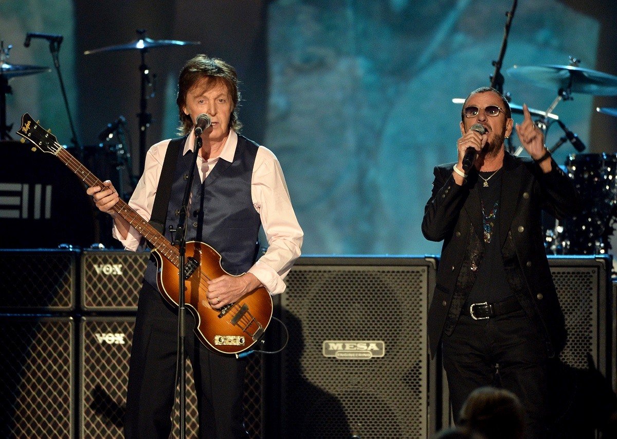 Paul McCartney and Ringo Starr Grammys 2014