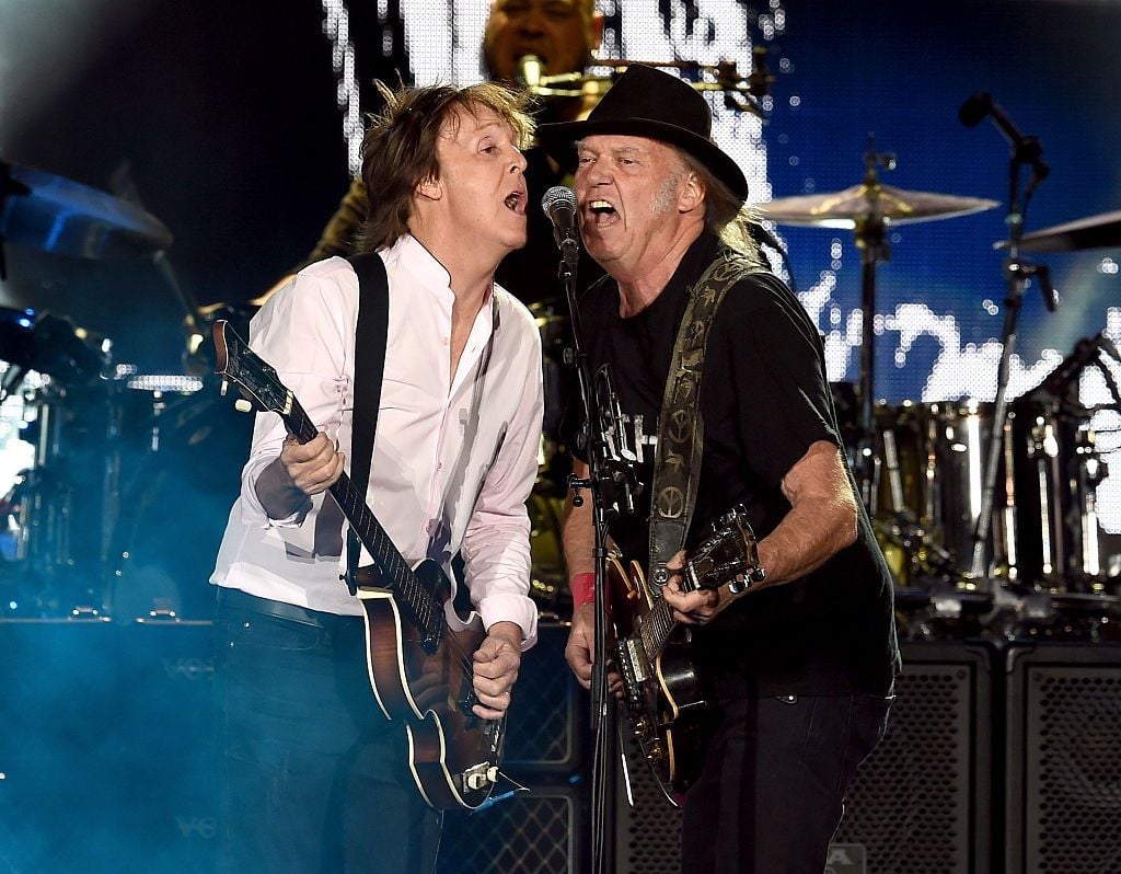 Paul McCartney and Neil Young 2016
