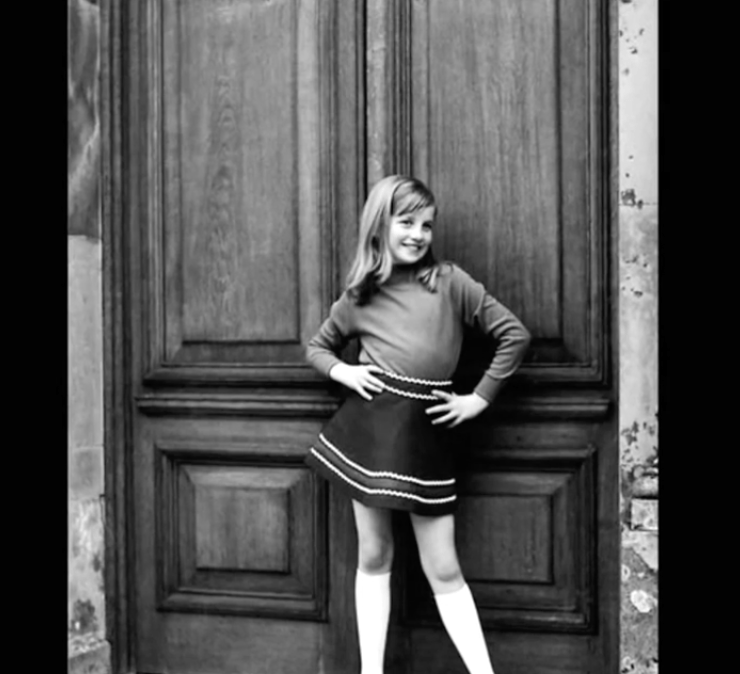 Princess Diana as a child