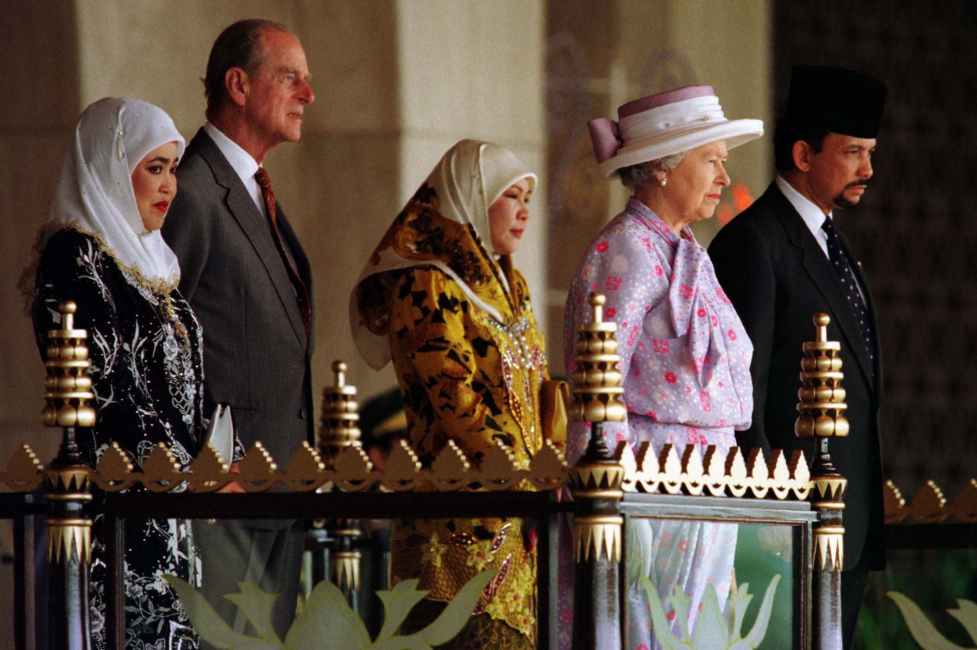 Queen Elizabeth II and Prince Philip visit Brunei