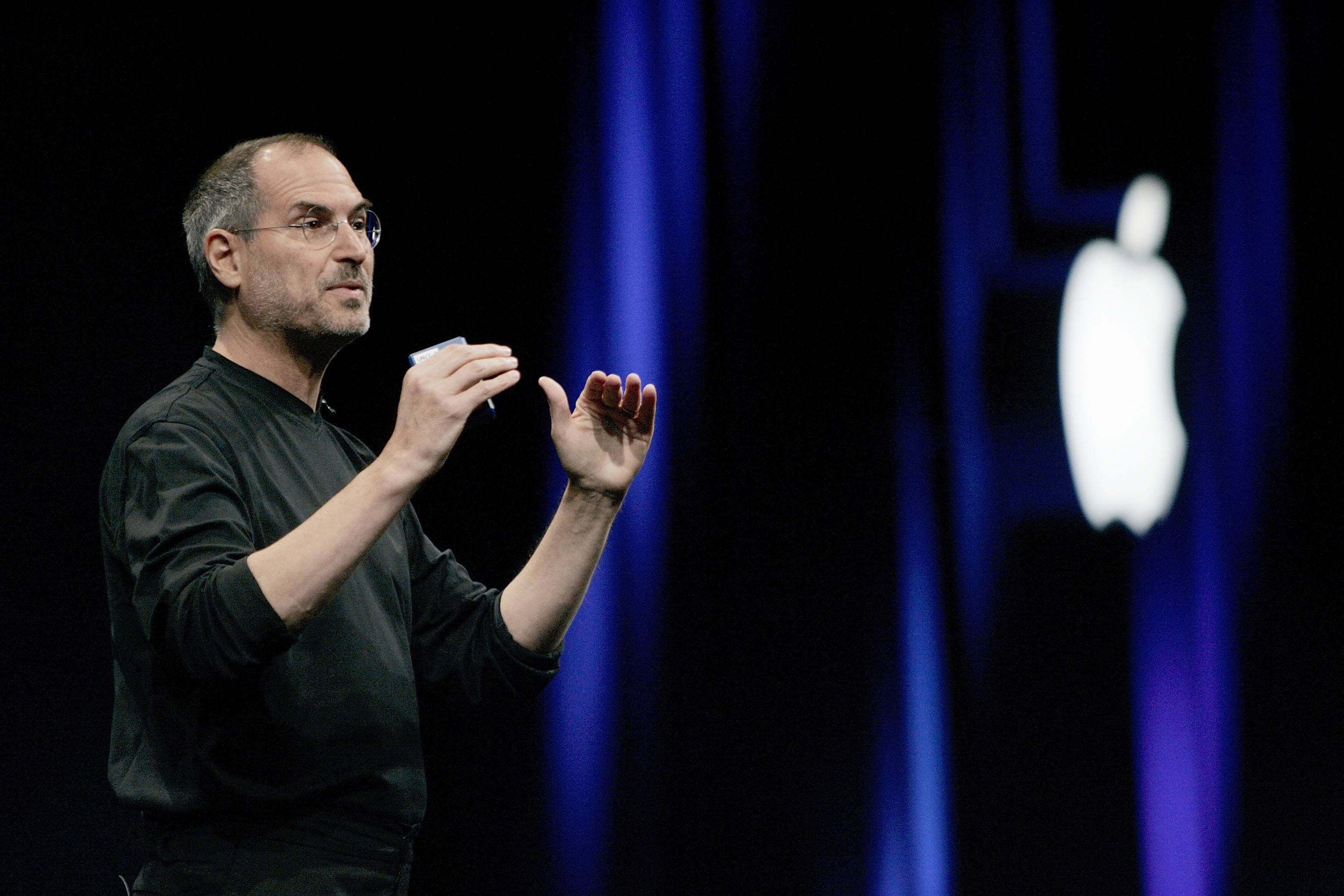 Steve Jobs opens the Apple Worldwide Developers conference in 2005