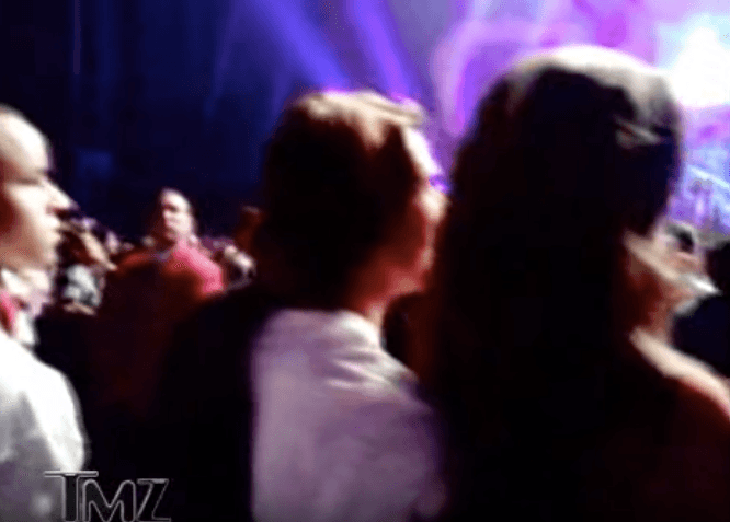 Tom Cruise and Katie Holmes at a concert