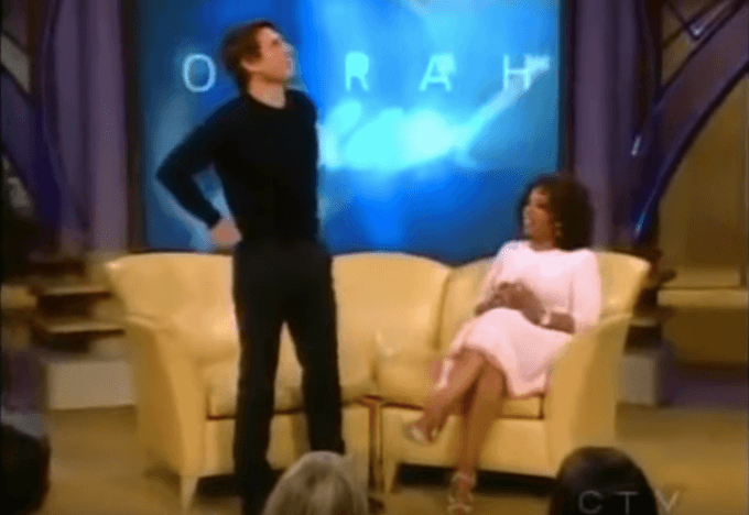 Tom Cruise with Oprah