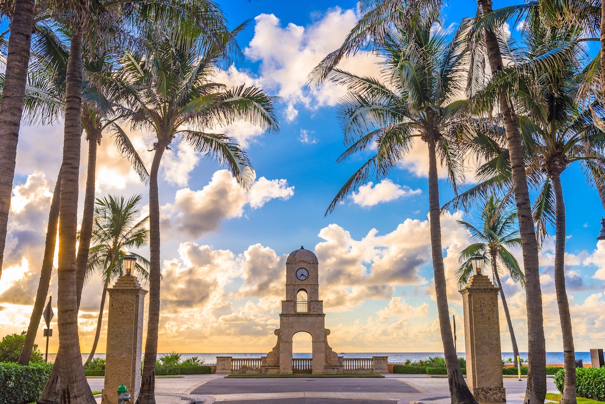 Worth Avenue in Palm Beach, Florida
