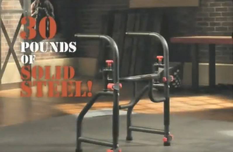 The Rack all-in-one home gym device The Rack all-in-one home gym device