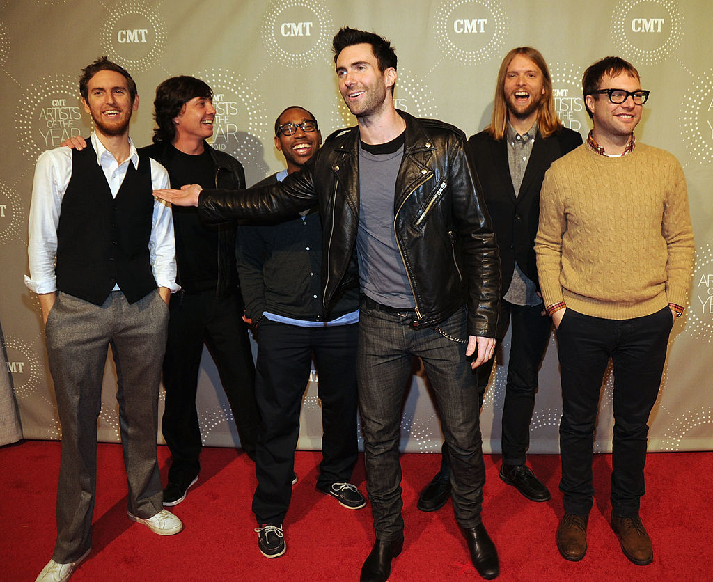 Rock Group Maroon 5 attend the CMT Artists of the Year