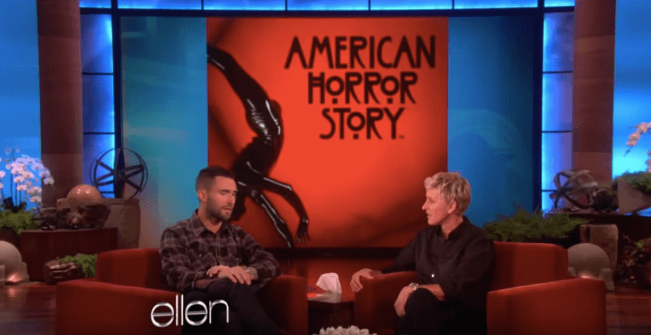 Adam Levine on Ellen discussing his role in American Horror Story