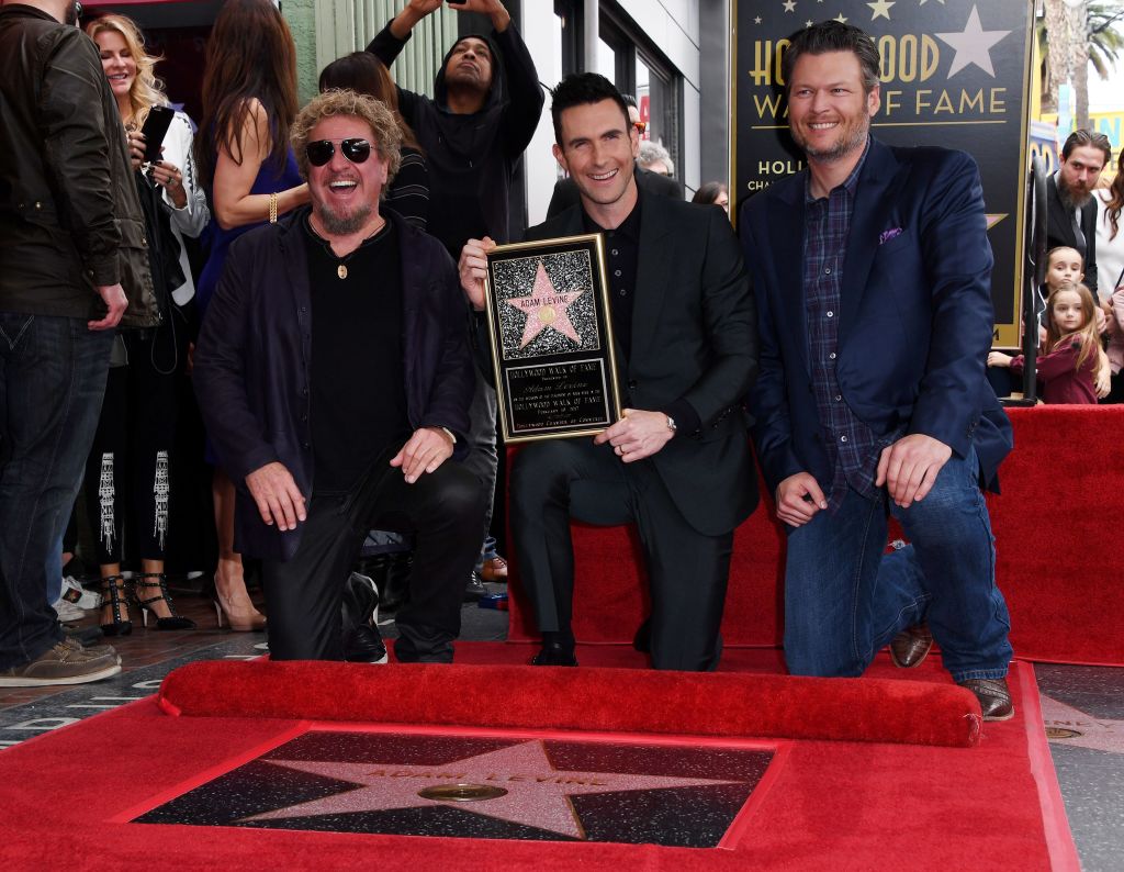 Adam Levine honored with a Hollywood Walk of Fame star