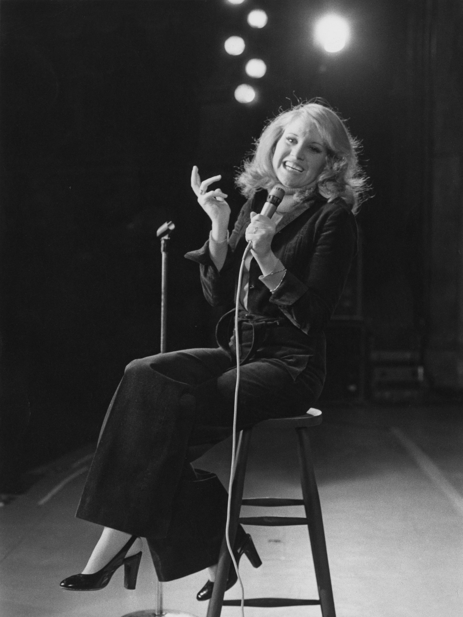 American actress and singer Lorna Luft, daughter of Judy Garland, in 1976