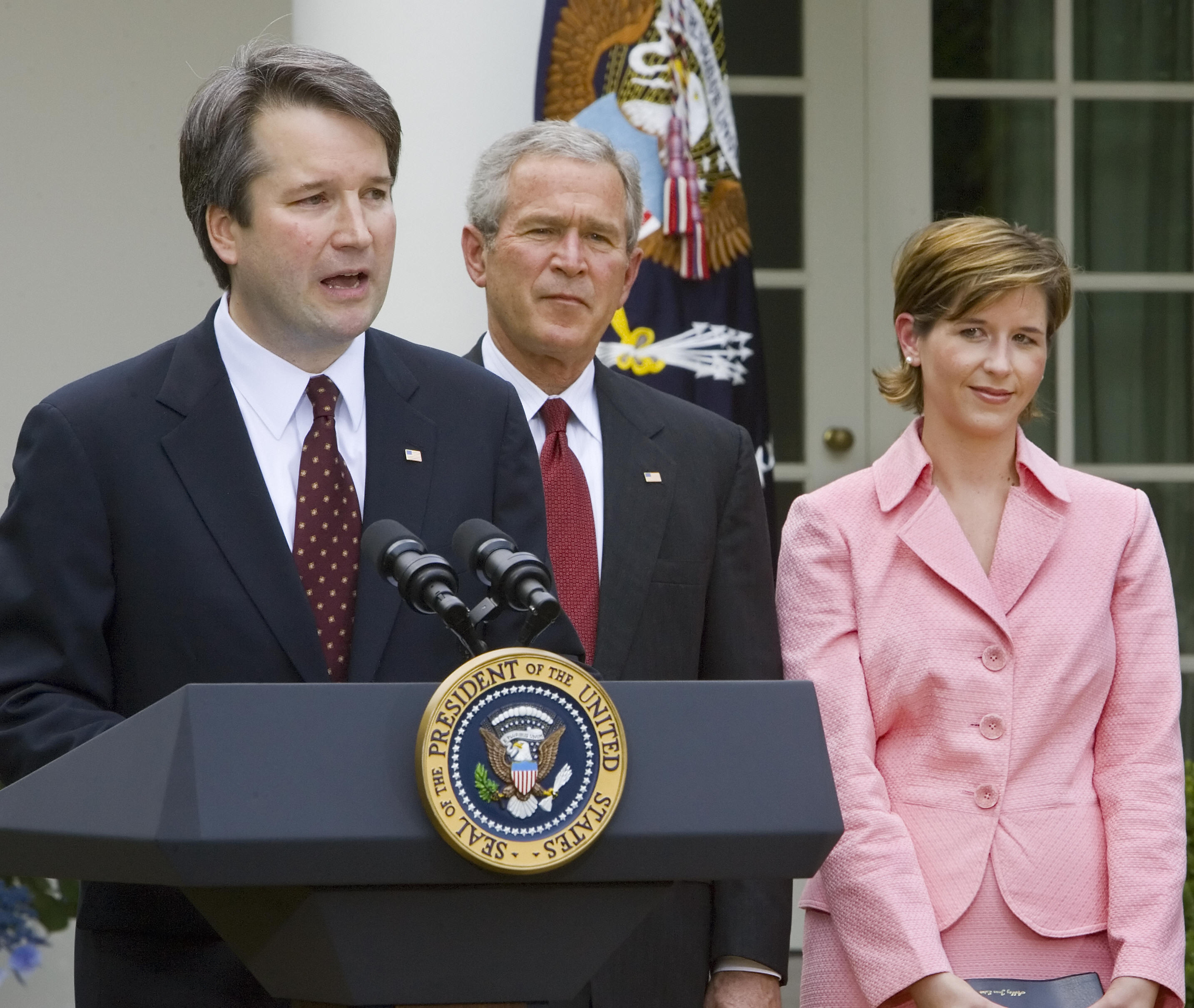 Brett Kavanaugh, George W. Bush, and Ashley Kavanaugh Brett Kavanaugh, George W. Bush, and Ashley Kavanaugh