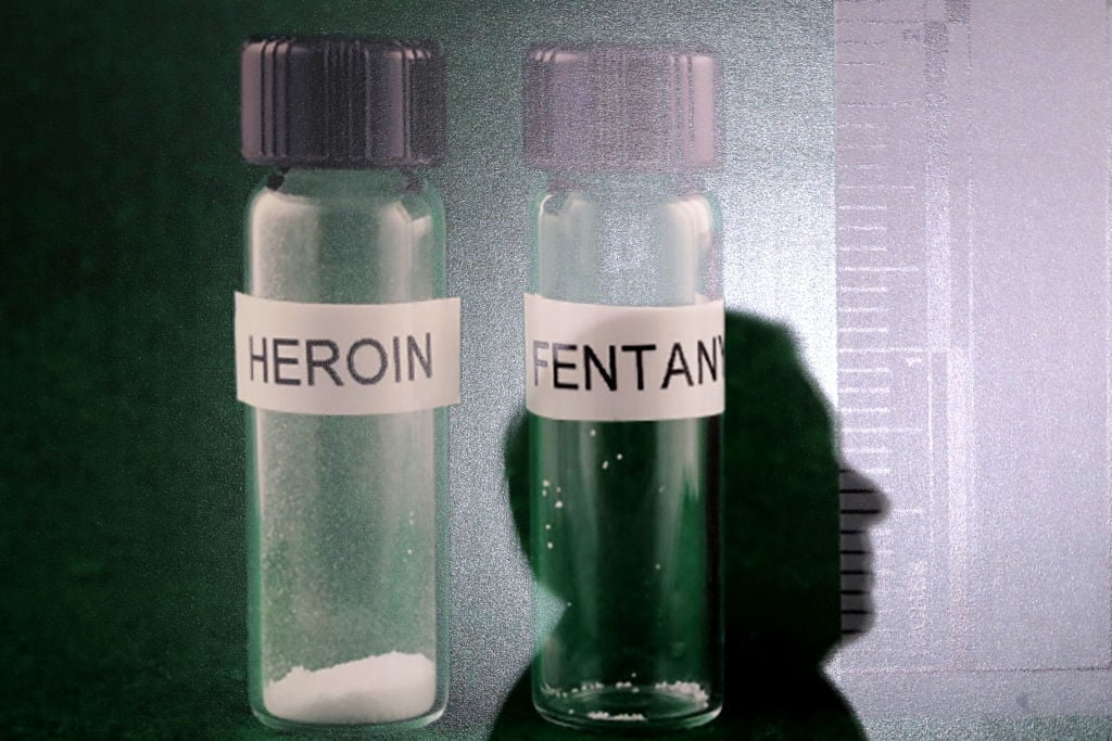 Heroin dose compared to Fentanyl