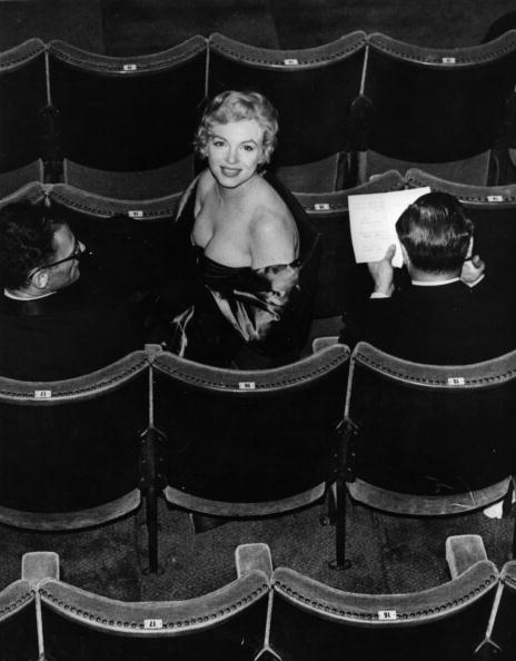 Marilyn Monroe at a play