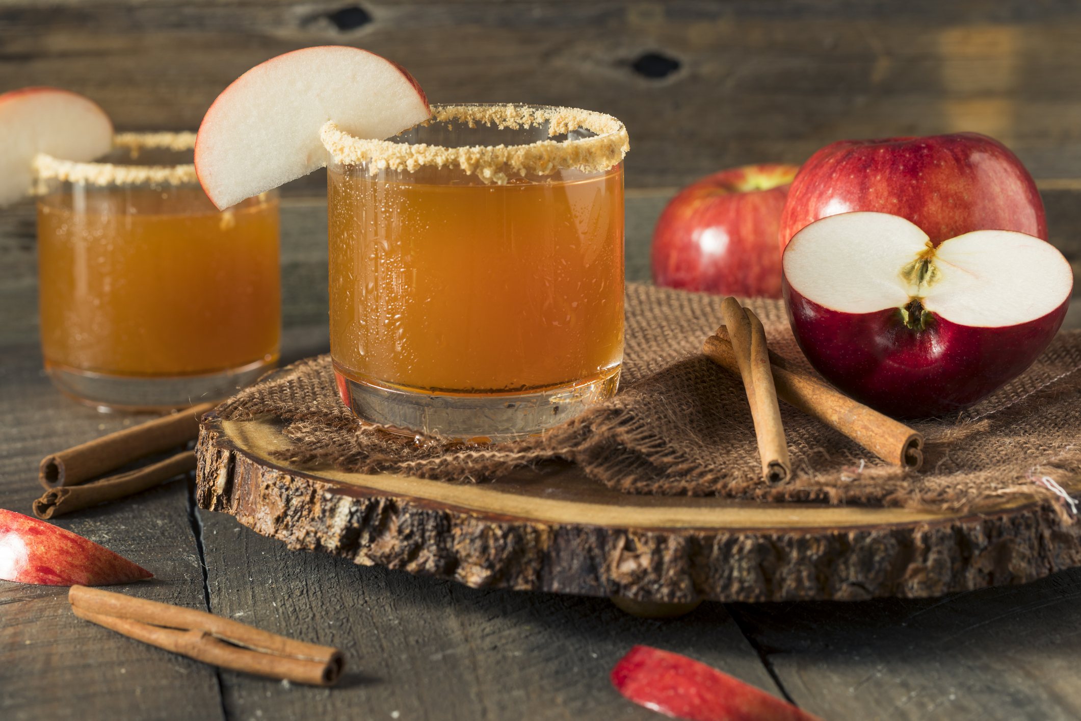 Apple cider cocktails
