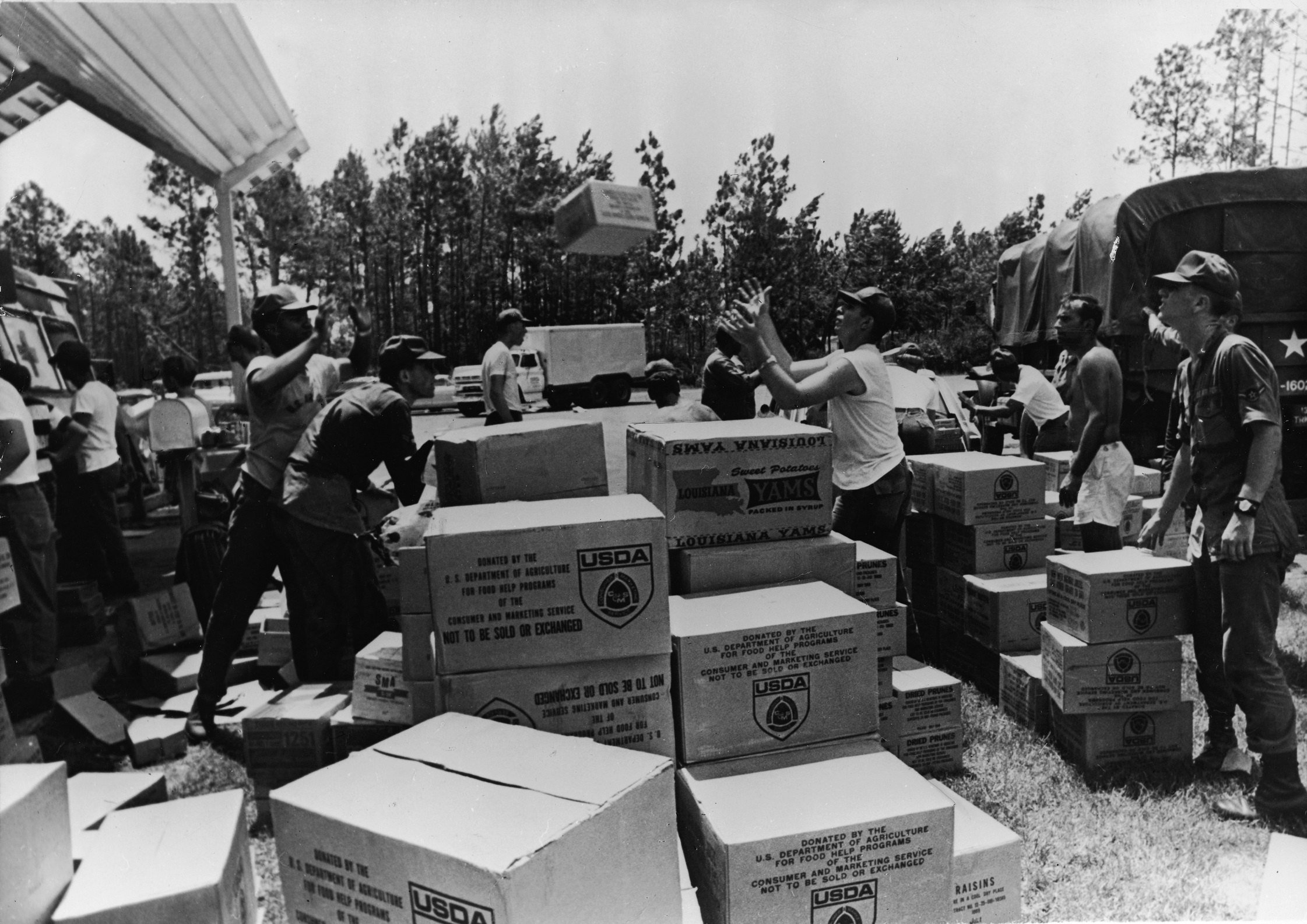 Hurricane Camille hits Biloxi, Miss., in 1969