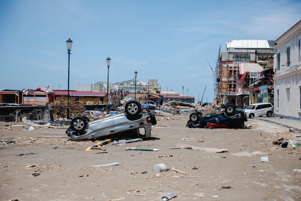 Hurricane Maria damage in Dominica