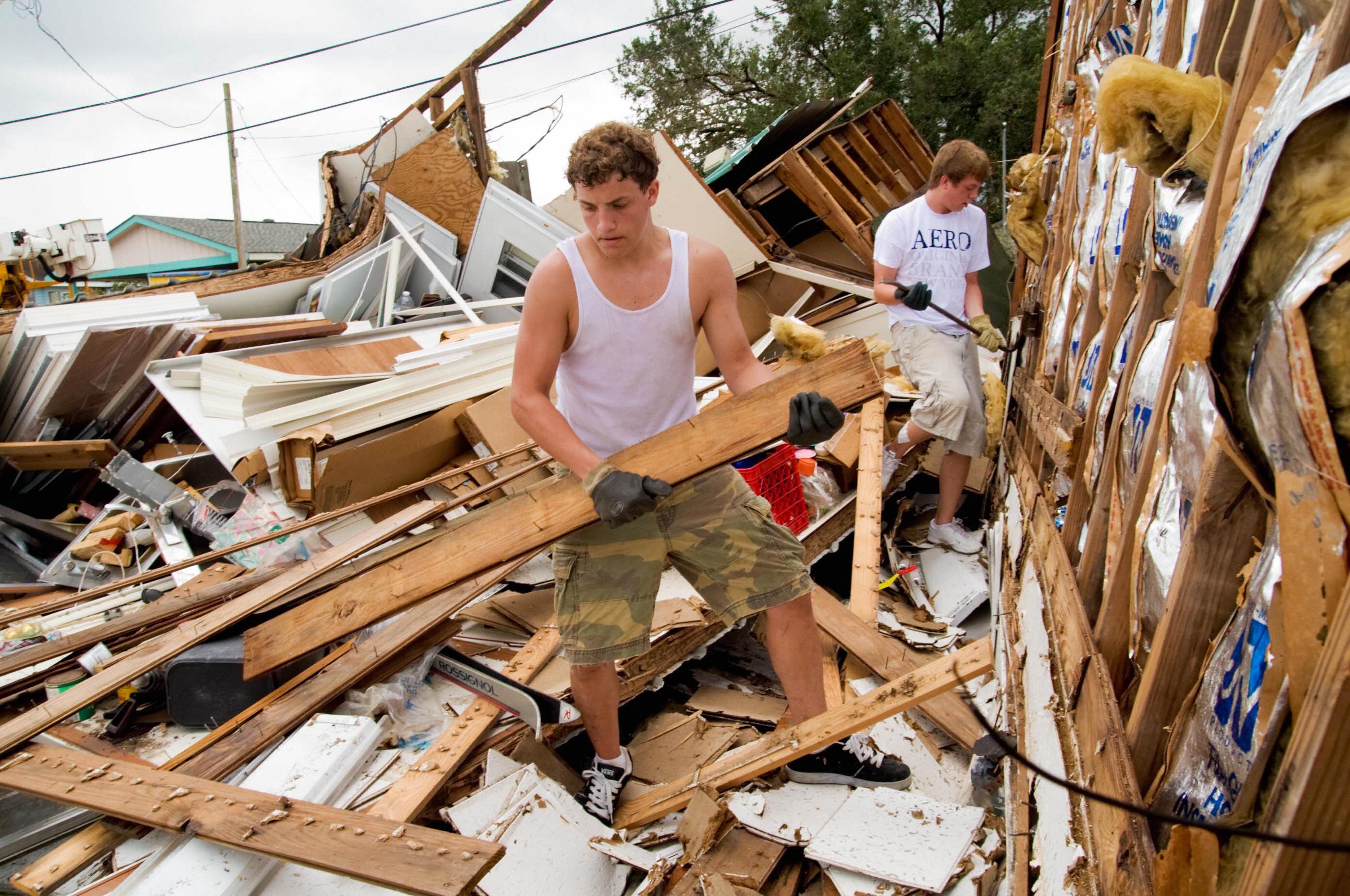 Hurricane Gustav damage in Westwego, La.