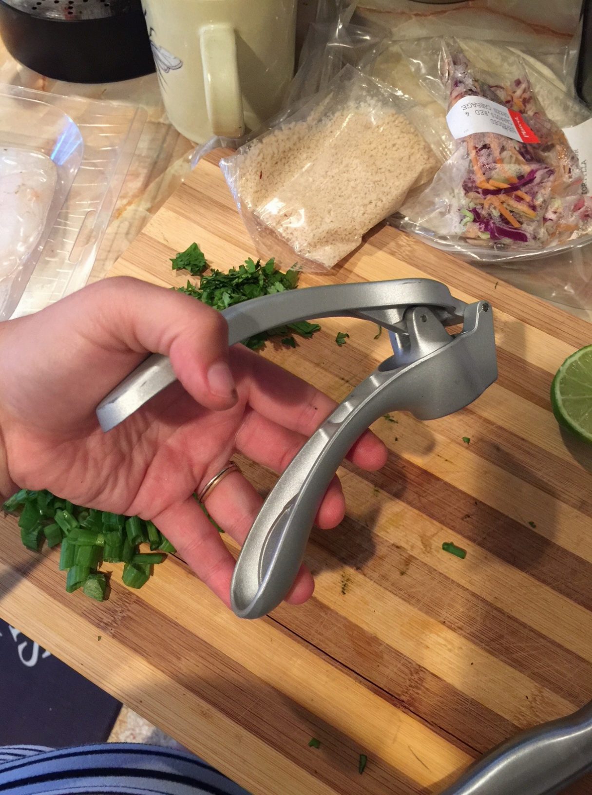 garlic press