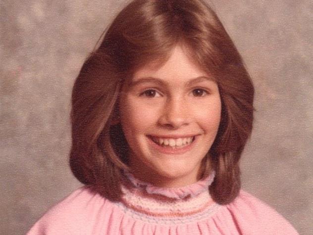 Julia Roberts as a child