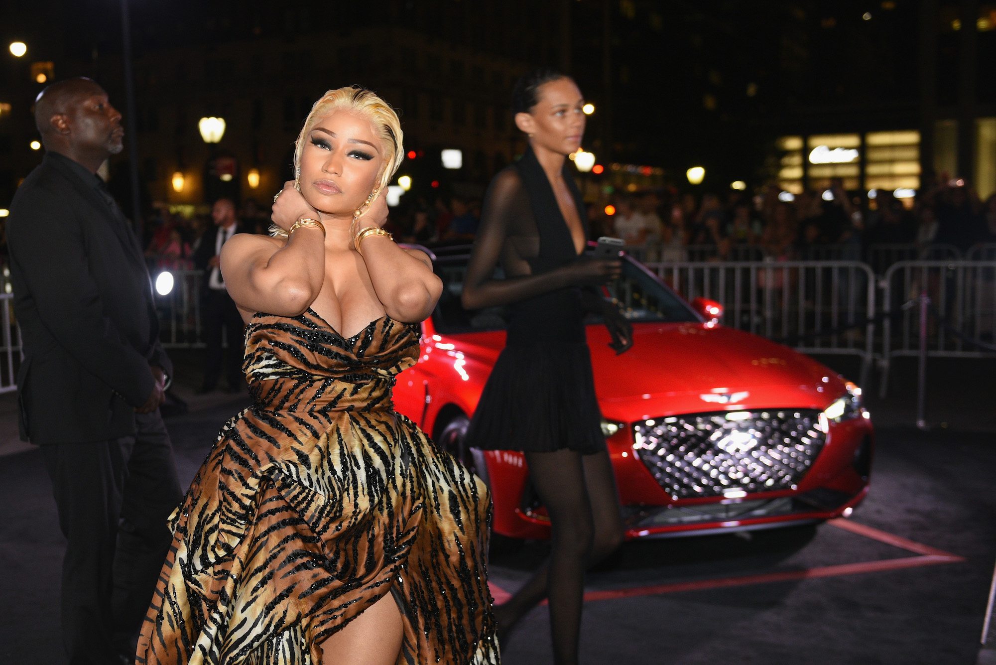 Nicki Minaj attends as Harper's BAZAAR Celebrates 'ICONS By Carine Roitfeld