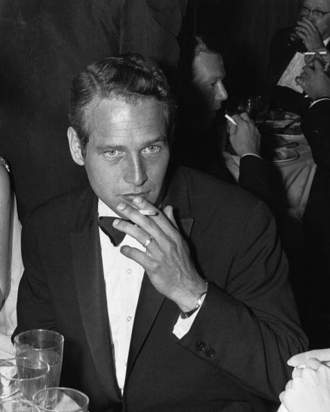 American film actor Paul Newman at the Oscars award ceremony in Hollywood