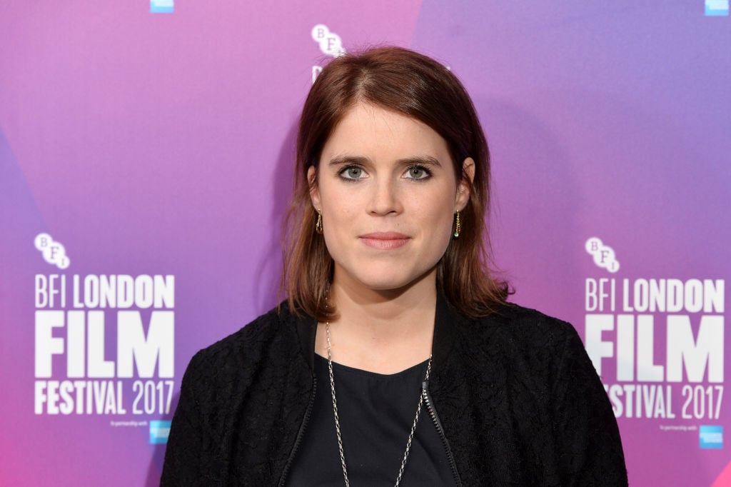 Princess Eugenie of York arrives at the European premiere of "Jane"