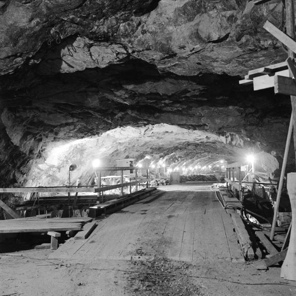 The underground construction of a nuclear bomb shelter for up to 20,000 people, near Stockholm in Sweden The underground construction of a nuclear bomb shelter for up to 20,000 people, near Stockholm in Sweden