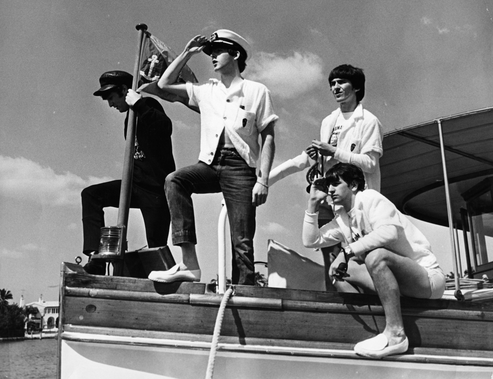 The Beatles set sail from Miami Beach, Florida