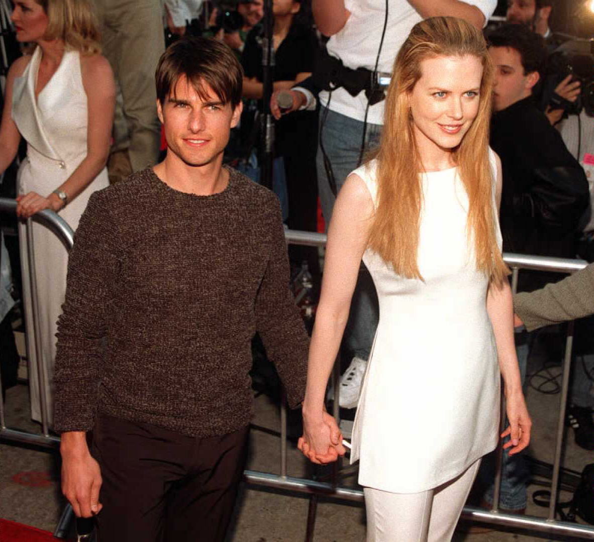 Tom Cruise and Nicole Kidman arrive for the premiere of 'Mission Impossible'