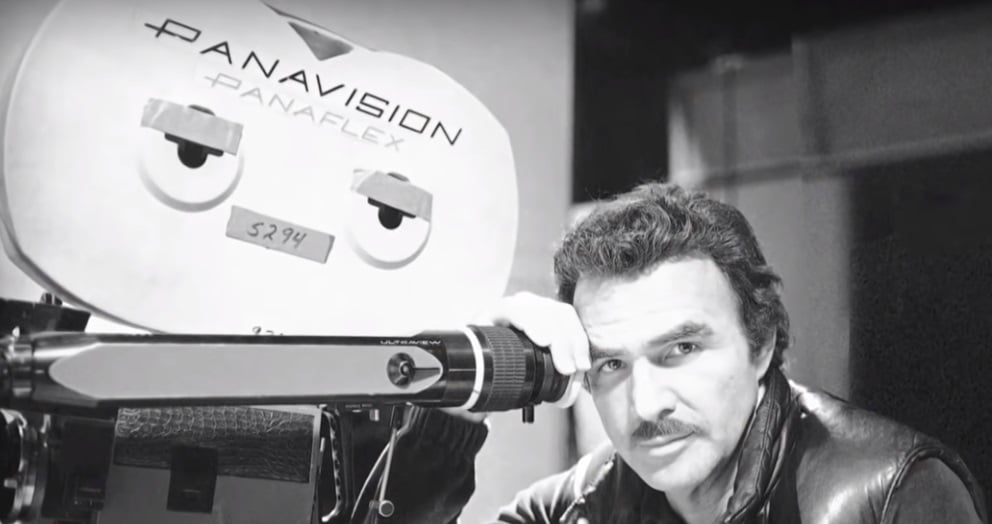 Burt Reynolds on set Burt Reynolds on set