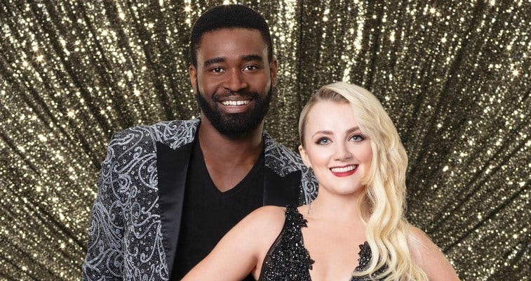 Evanna Lynch and Keo Motsepe on Dancing with the Stars