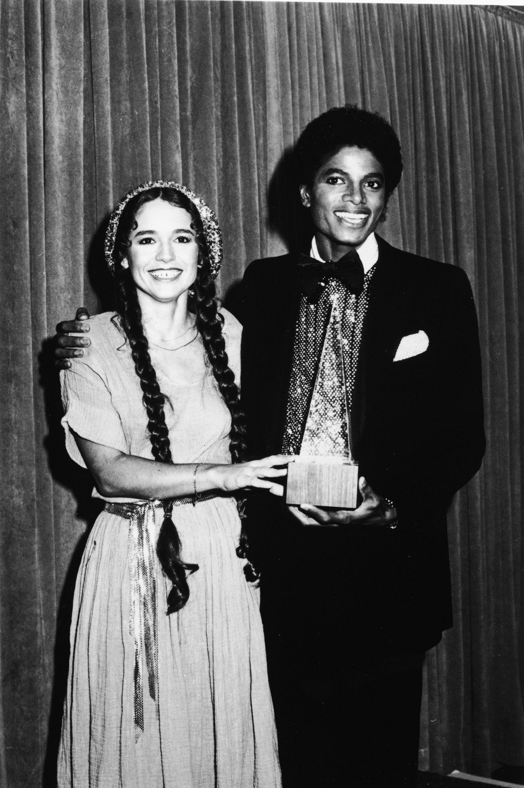 Michael Jackson with Nicolette Larson