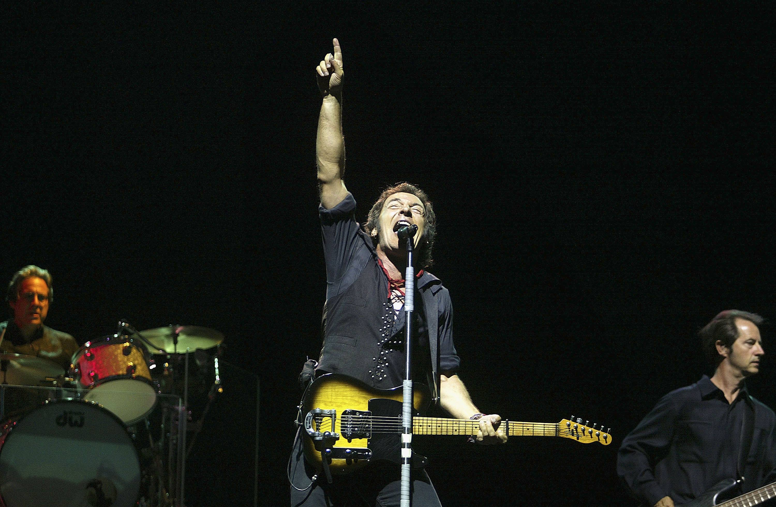 Bruce Springsteen and the E Street Band at Giants Stadium on July 21, 2003