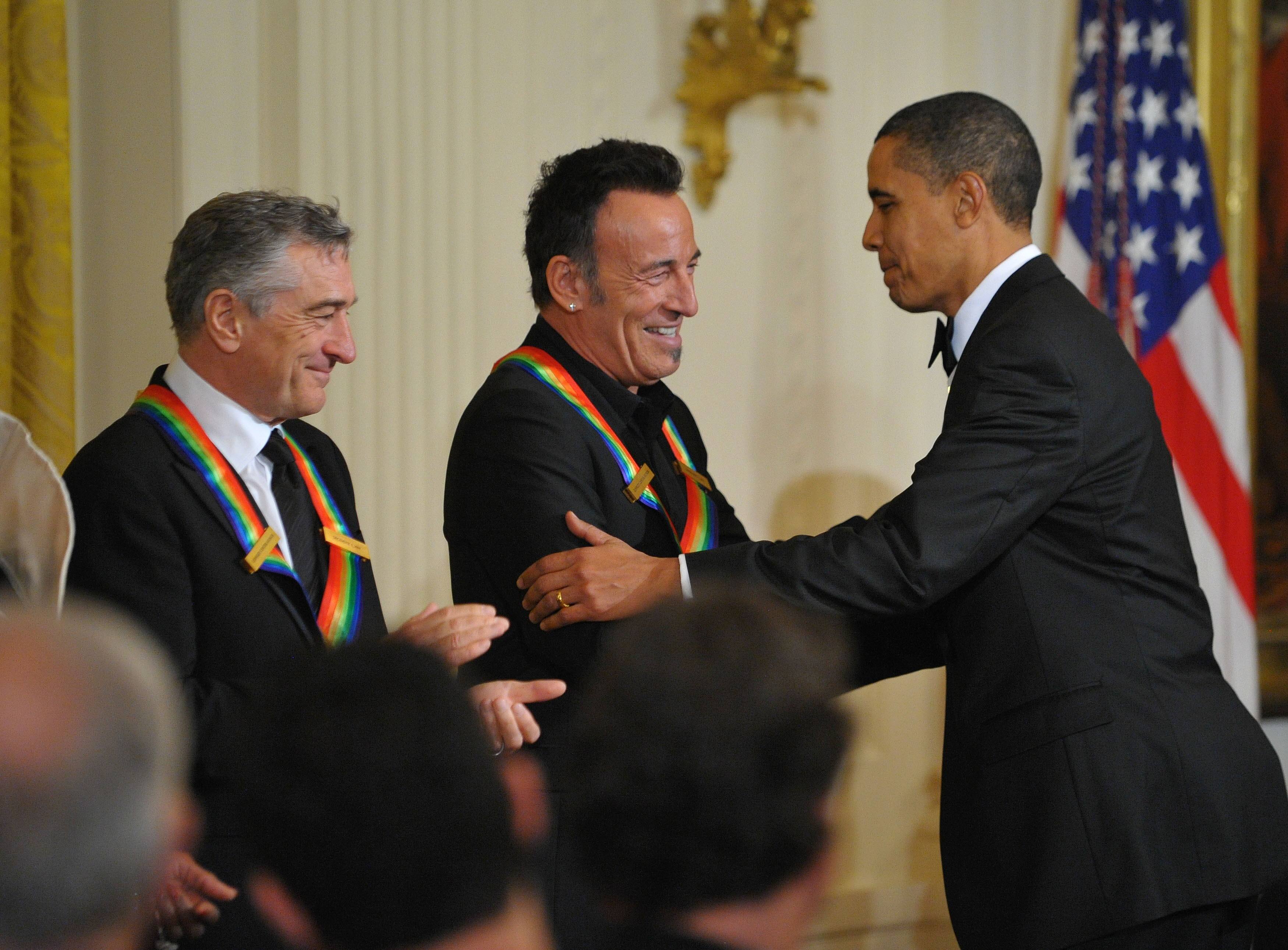 Robert De Niro, Bruce Springsteen, Barack Obama 2009 Kennedy Center Honors