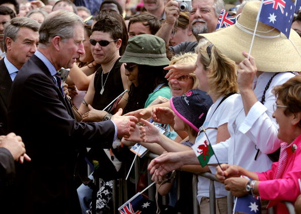 Prince Charles on a tour