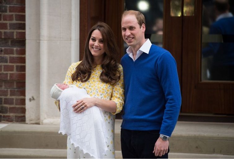 Kate Middleton, Prince William and baby Princess Charlotte