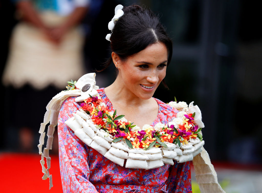 Meghan, Duchess of Sussex visits the University of the South Pacific on October 24, 2018 in Suva, Fiji 