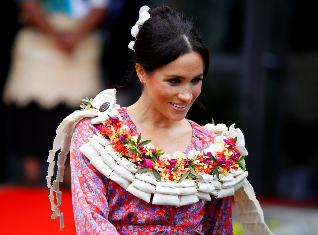 Meghan, Duchess of Sussex visits the University of the South Pacific on October 24, 2018 in Suva, Fiji