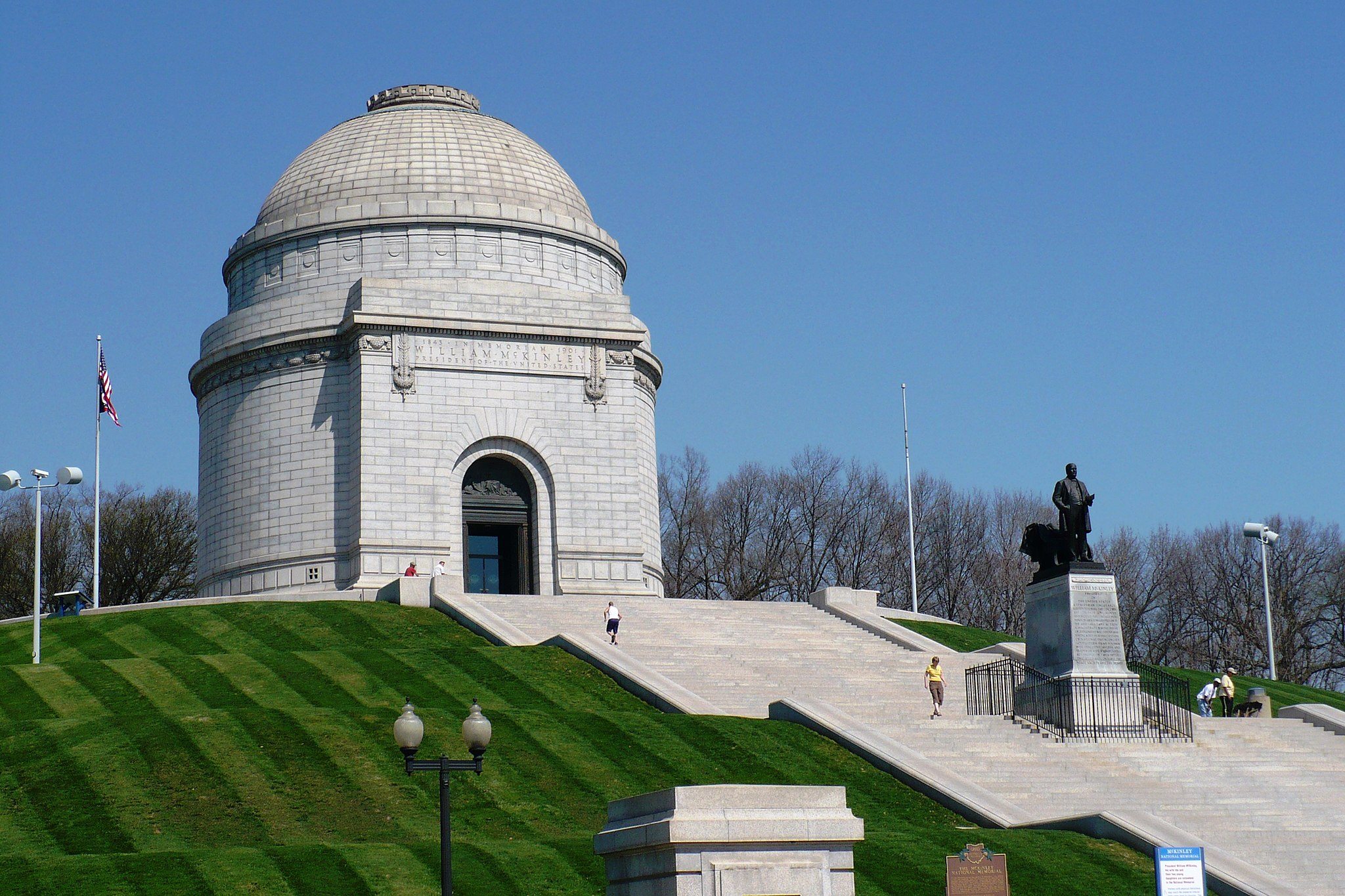 Presidential burial states-Mckinley Monument OH