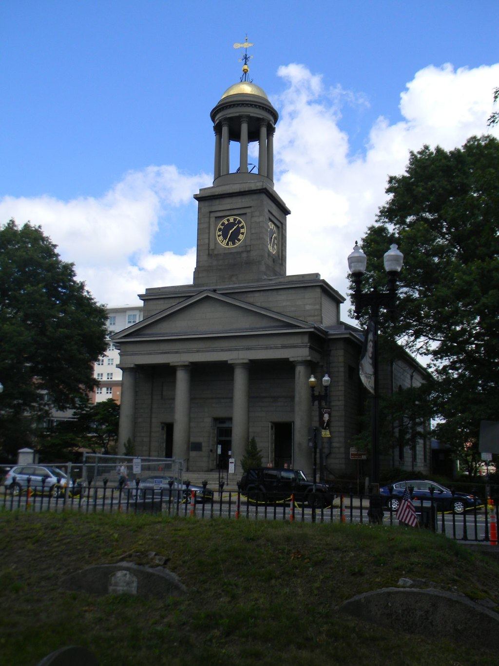 United First Parish Church in Quincy, Massachusetts.