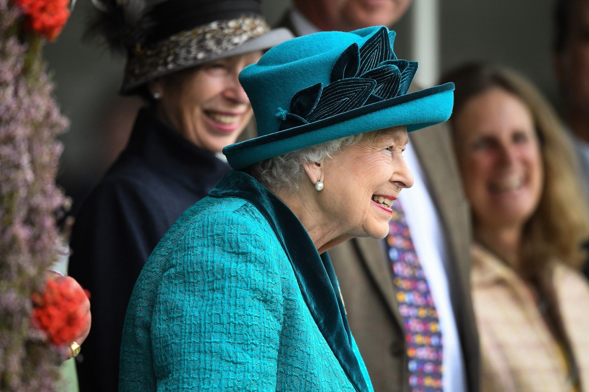 Queen Elizabeth II attends the annual Braemar Highland Gathering in 2018